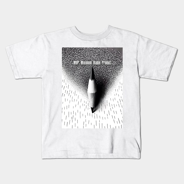 MVP: Minimum Viable Product No. 2 Kids T-Shirt by Puff Sumo